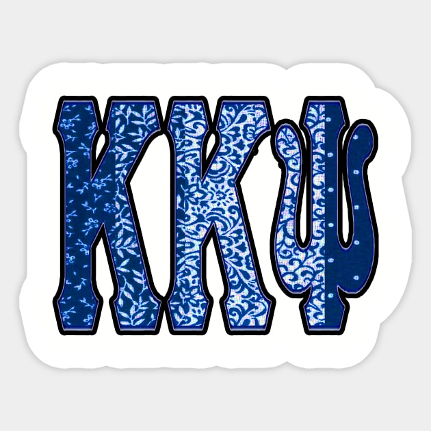 Kappa Kappa Psi floral Sticker by artbyomega